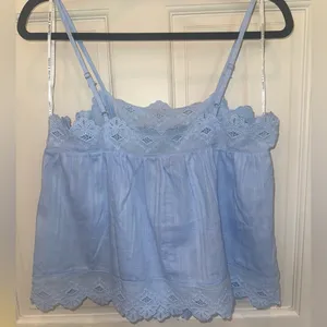 Dance & Marvel Sky Blue Camisole with Lace thumbnail 2