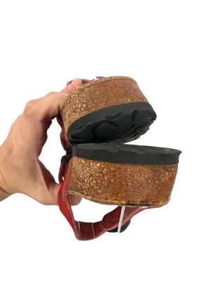 Papillio By Birkenstock Red Sueded Sandals Boho Gorpcore Size 36 US 5-5.5 thumbnail 6