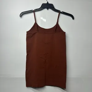 VERSONA Women's Dark Burgundy Cami Top Size Medium Spaghetti Strap Tank thumbnail 3