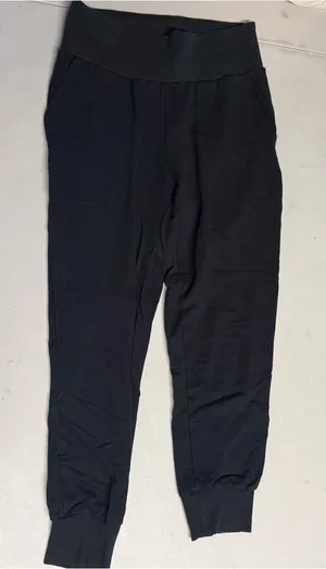 Vintage Nike Women’s Black Pull On Sweatpants Size Small pockets EUC thumbnail 1