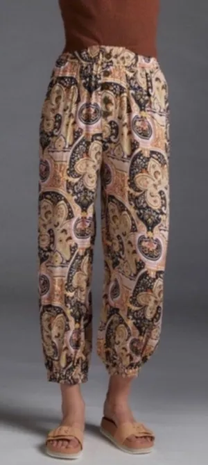 Anthropologie Odette Printed Joggers Paisley thumbnail 1