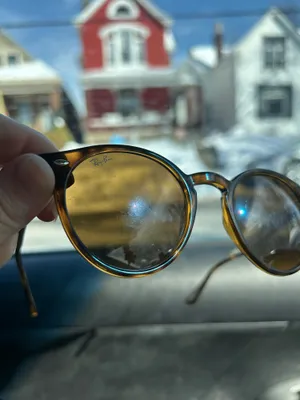 Ray-Ban Sunglasses Round 2180 Brown thumbnail 5