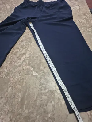 Madewell Huston navy blue professional Pull-On Crop Pants Womens Size Large thumbnail 7