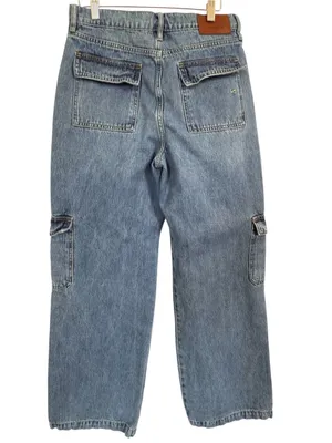 Hidden Jeans Cargo Pocket Dad Jeans Women’s Size 28 thumbnail 7