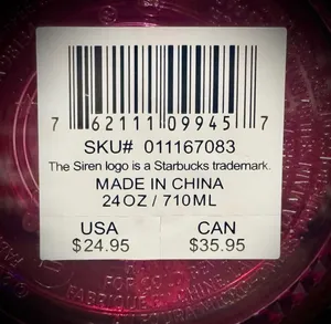 Iridescent-Pink Starbucks Tumbler. New thumbnail 6