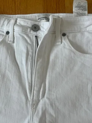 Abercrombie White Jeans High-Rise Skinny Super thumbnail 2