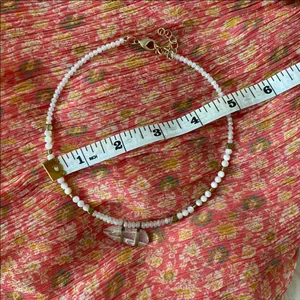 Beaded Choker Necklace With Crystal thumbnail 4