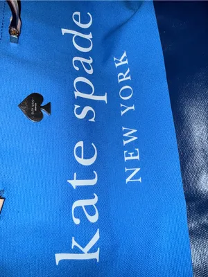 Kate Spade Francis Lott Street Tote Azure/Navy Blue thumbnail 14