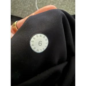 Black Lululemon Fast and Free Cropped Length Size 6 thumbnail 5