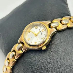 Fossil F2 Gold Silver Stainless Steel Women’s Watch, 22mm thumbnail 2