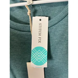 Z Supply Hayat Eco Knit Dress Teal Green Ribbed Sleeveless Midi Dress Size L New thumbnail 9