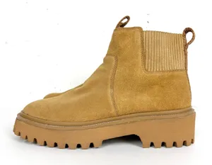 Madewell Womens Henry Lugsole Boot Sand Brown Suede Platform Lugsole Ankle 7 thumbnail 1