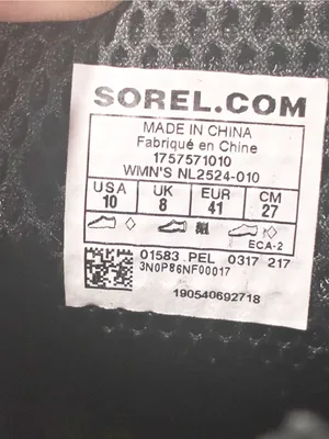 Sorel Joan Wedge Heel Waterproof Rain Boots Black Women's Size 10 thumbnail 6