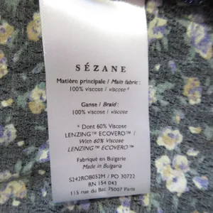 NWT Sezane Themis Midi in Liberta Floral Lightweight Side Slit Dress 42 / US 10 thumbnail 6