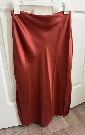 Silk Midi Skirt Princess Polly thumbnail 1