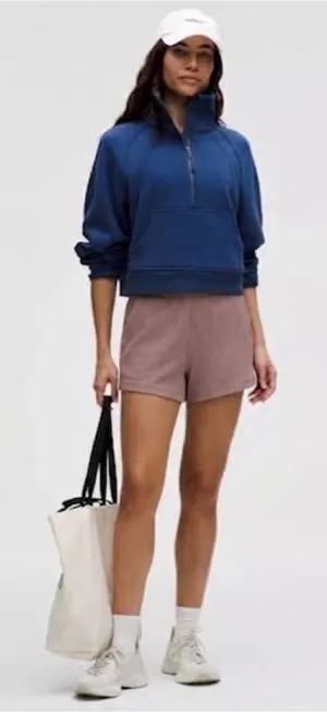 Lululemon Ribbed High Rise Softstreme Short 2” in Twilight Rose thumbnail 1