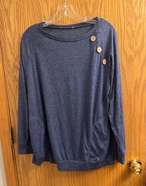 Casual Navy Button thumbnail 1
