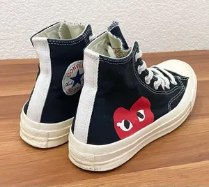 CONVERSE X Comme des Garçons PLAY High Top Chuck 70 Unisex Sneakers Women’s 7 thumbnail 6