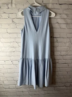 Eliza J pale blue drop waist dress size 4 thumbnail 4