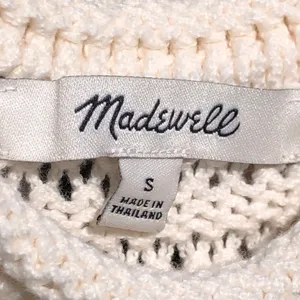 Madewell Cream Knit Tank Sweater Vest | Size S thumbnail 4