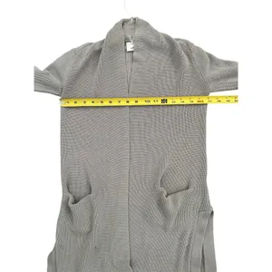 Wilfred Aritzia Womens Cardigan XS Gray Knit Open Front Sweater thumbnail 4