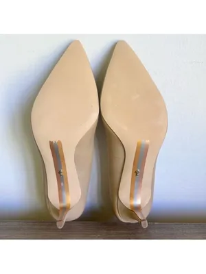 Sam Edelman NEW Women's Jordyn Nude Leather Pump Size 8.5 #B1408 thumbnail 9
