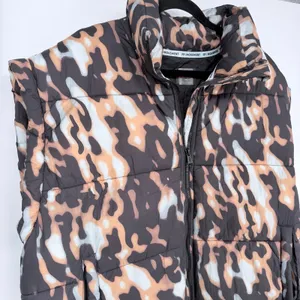 Free People FP Movement In A Bubble Puffer Vest Tortoise Shell Womens Large thumbnail 4