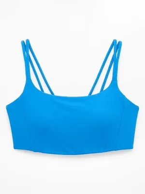 New Athleta L Transcend Strappy Bra Breaker Blue Large Cup D-DD thumbnail 4
