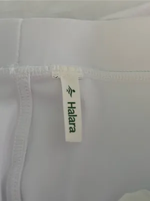 Halara Flex DayStretch High Waisted Pocket Straight Leg Work Pants in White thumbnail 4