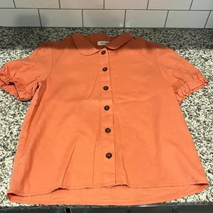 Mod Ref Bohme |  Button Up Linen Shirt Size Small thumbnail 1