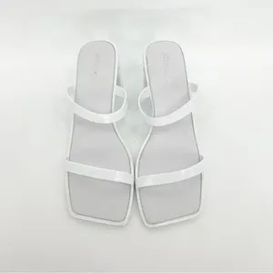 Jeffrey Campbell Jamm-3 Jelly Strappy Sandals Women's Size 9‎ White Y2K thumbnail 2