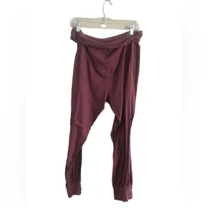 Maternity Maroon Joggers Size XXL Red thumbnail 5