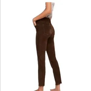Free People Reagan Walnut Brown Button Fly Corduroy Ankle Jeans Size 30 thumbnail 8