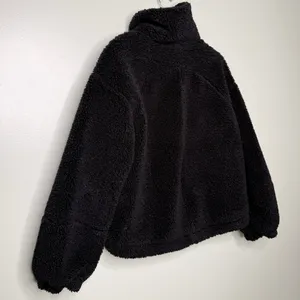 Lululemon Cinchable Fleece Zip Up Full Zip Jacket Black Women’s Size 6 thumbnail 9