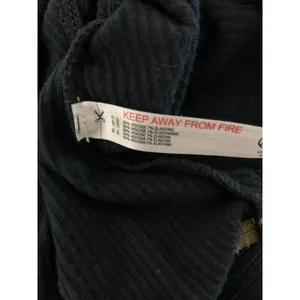 Daily Practice Black Olive Ribbed Sleeveless Tank Top‎ Contrast Trim Women's L thumbnail 5