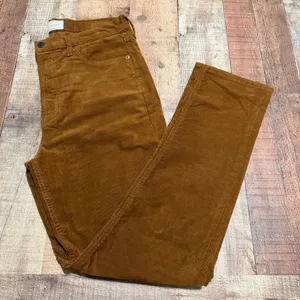 Gap Brown High Rise Vintage Slim Corduroy Pants Sz 31/12T Classic Preppy FLAW thumbnail 1