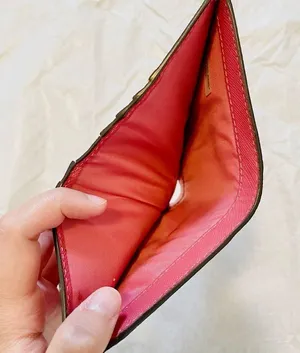 Coach wallet with bow tie in pink thumbnail 5