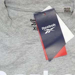 NWT Reebok Womens Identity Tee Graphic T-Shirt II7743 Heather Gray XS thumbnail 5