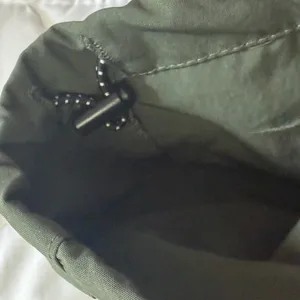 PacSun Relaxed Cargo Pants Olive Green Drawstring Utility Trousers Womens Large thumbnail 4