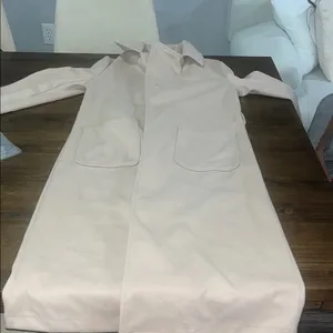 SHEIN Cream Long Coat thumbnail 1