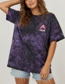 Lone Pine Gear Ski Shop Tshirt Purple Size L thumbnail 1