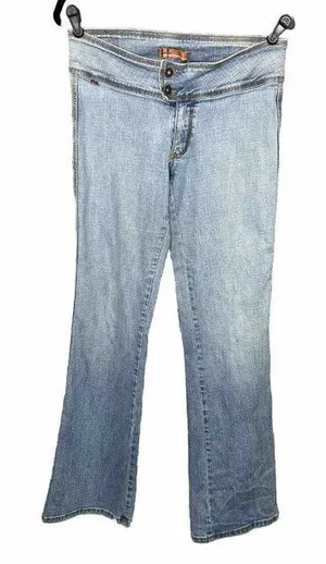 Vintage Y2K Flare Jeans Womens‎ Juniors 13 Hammer Made USA Low Rise 90s thumbnail 1