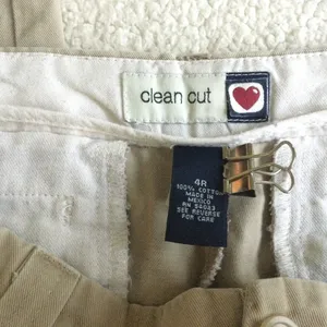 Gap Flat Front Bootcut Low Rise Khakis Y2K - Sz 4 thumbnail 7
