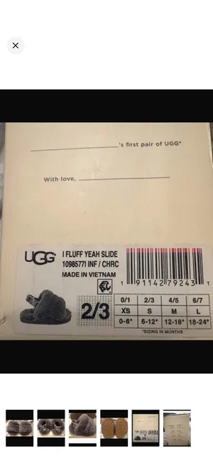 UGG I Fluff Yeah Slide - Charcoal Gray thumbnail 5