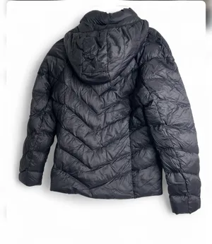 Michael Kors black jacket chevron quilted puffer jacket thumbnail 2