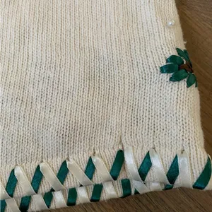 Vintage Collectible Shenanigans Knit Sweater With Ribbon Accents Size Medium thumbnail 12
