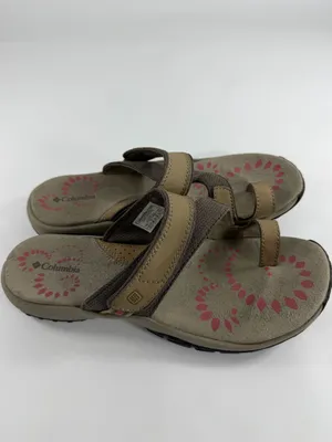 Columbia Lona Comfort Sandals Taupe‎ Outdoor Toe Loop Slides Women’s 8 thumbnail 3
