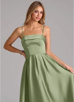 Azazie Bridesmaid Dress Pistachio thumbnail 2