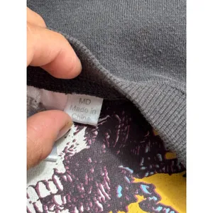 Grateful Dead Sweatshirt Black Skeleton Skull Roses Pullover VTG Y2K Size Medium thumbnail 6