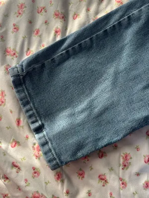 LEE Classic Blue High Rise Straight-Leg Jeans thumbnail 3